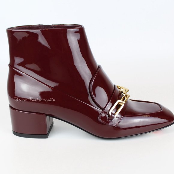 NEW Burberry Patent Leather Booties - Picture 6 of 12